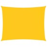 Voile de parasol tissu oxford rectangulaire 2,5x4 m jaune 