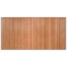 Tapis rectangulaire naturel 100x200 cm bambou 