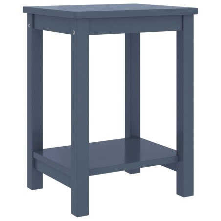 Table de chevet gris clair 35x30x47 cm bois de pin massif 