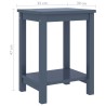 Table de chevet gris clair 35x30x47 cm bois de pin massif 