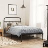Tête de lit métal noir 107 cm 