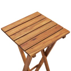 Support pour plantes 30x30x67 cm Bois d'acacia solide 