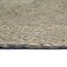 Napperons 6 pcs Gris Plain 38 cm Rond Jute 