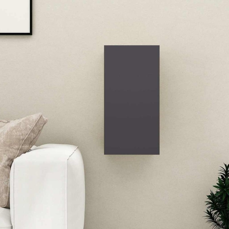 Meuble TV Gris 30,5x30x60 cm Bois d’ingénierie Meuble TV Gris 30,5x30x60 cm Bois d’ingénierie