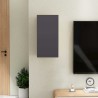 Meuble TV Gris 30,5x30x60 cm Bois d’ingénierie 