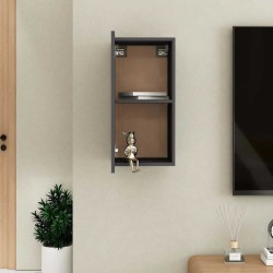 Meuble TV Gris 30,5x30x60 cm Bois d’ingénierie 