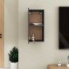 Meuble TV Gris 30,5x30x60 cm Bois d’ingénierie 