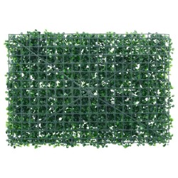  Clôture à feuilles d’arbustes artificiels  6 pcs vert 40x60 cm 