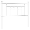 Tête de lit métal blanc 100 cm 