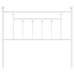 Tête de lit métal blanc 100 cm 