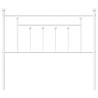 Tête de lit métal blanc 100 cm 