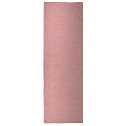 Tapis à tissage plat d'extérieur 80x250 cm Rouge 