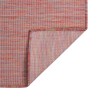Tapis à tissage plat d'extérieur 80x250 cm Rouge 