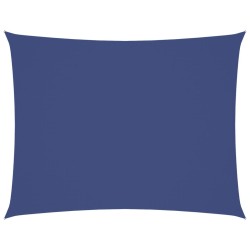Voile de parasol tissu oxford rectangulaire 3x4 m bleu 