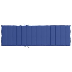 Coussin de chaise longue bleu royal 200x60x3 cm tissu oxford 