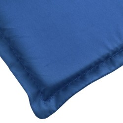 Coussin de chaise longue bleu royal 200x60x3 cm tissu oxford 