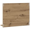 Armoire à miroir salle de bain chêne artisanal 60x10,5x45 cm 