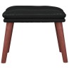 Repose-pied Noir 45x29,5x35 cm Similicuir 