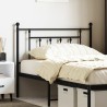 Tête de lit métal noir 107 cm 