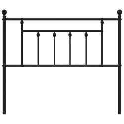 Tête de lit métal noir 107 cm 