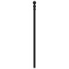 Tête de lit métal noir 107 cm 