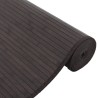 Tapis rectangulaire marron foncé 80x300 cm bambou 