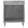 Table de chevet gris béton 40x35x50 cm bois d’ingénierie 