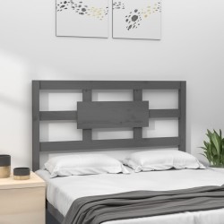 Tête de lit Gris 80,5x4x100 cm Bois massif de pin 