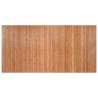 Tapis rectangulaire naturel 100x200 cm bambou 