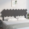 Tête de lit Gris 178x3x80,5 cm Bois massif de pin 