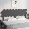 Tête de lit Gris 178x3x80,5 cm Bois massif de pin 