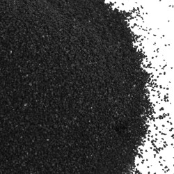 Sable pour aquarium 10 kg noir 0,2-2 mm 