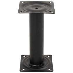 Piédestal de siège de bateau noir 33 cm acier 