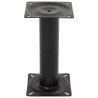 Piédestal de siège de bateau noir 33 cm acier 