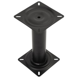 Piédestal de siège de bateau noir 33 cm acier 