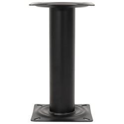 Piédestal de siège de bateau noir 33 cm acier 