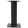 Piédestal de siège de bateau noir 33 cm acier 