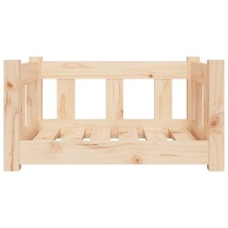 Lit pour chien 55,5x45,5x28 cm bois de pin solide 