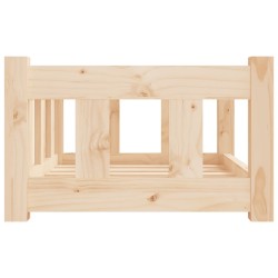 Lit pour chien 55,5x45,5x28 cm bois de pin solide 