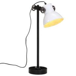 Lampe de bureau 25 W blanc 15x15x55 cm E27 