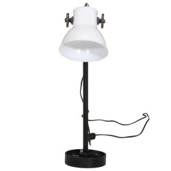 Lampe de bureau 25 W blanc 15x15x55 cm E27 