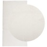 Tapis IZA poils courts style scandinave crème 80x150 cm 
