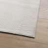 Tapis IZA poils courts style scandinave crème 80x150 cm 