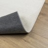 Tapis IZA poils courts style scandinave crème 80x150 cm 