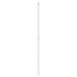 Tête de lit métal blanc 140 cm 
