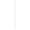 Tête de lit métal blanc 140 cm 