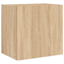 Meuble TV mural chêne sonoma 40,5x30x40 cm bois d'ingénierie 