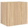 Meuble TV mural chêne sonoma 40,5x30x40 cm bois d'ingénierie 