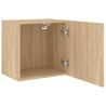 Meuble TV mural chêne sonoma 40,5x30x40 cm bois d'ingénierie 