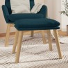 Repose-pied Bleu 45x29,5x35 cm Velours 